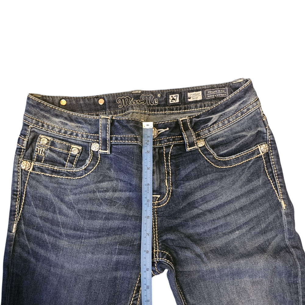 Miss Me Women's Boot Cut Jeans - Blue - Picture 5 of 5